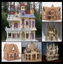 Comprar Vectores 3d Casas De Muñecas Corte Láser Cnc Dxf Cdr X081