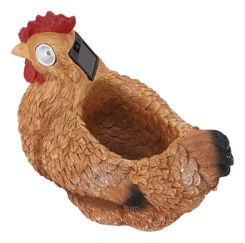 Solar De Resina Con Forma De Maceta De Gallina, Suculenta, C
