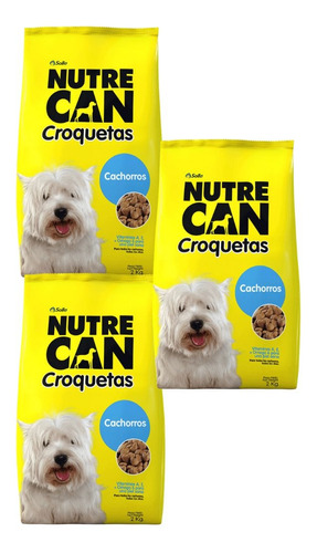 Nutrecan Croq Cach 2kg Pack 3