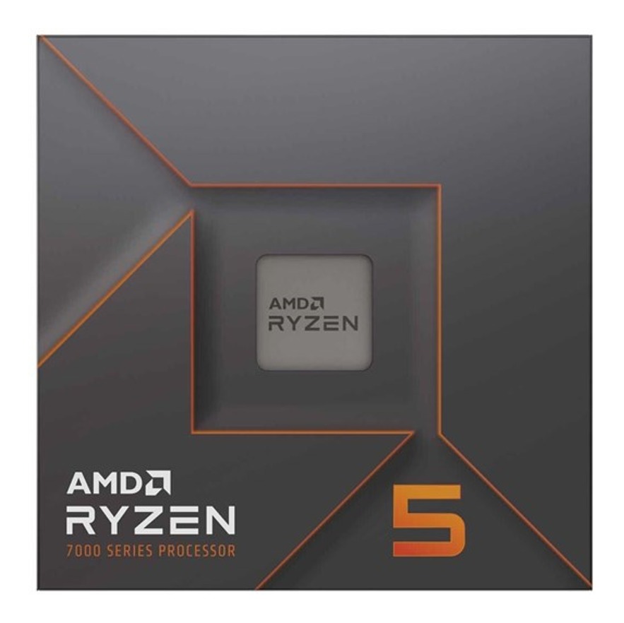 Procesador gamer AMD Ryzen 5 7600X 100-100000593WOF  de 6 núcleos y  5.3GHz de frecuencia con gráfica integrada