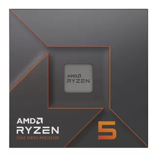 Processador gamer AMD Ryzen 5 7600X 100-100000593WOF de 6 núcleos e 5.3GHz de frequência com gráfica integrada