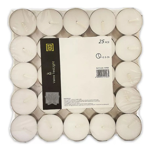 Velas Flotantes Tealight 25u