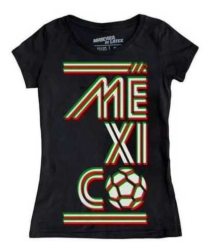 Imagen 1 de 3 de Mexico 86 Mujer Playera Retro Vintage