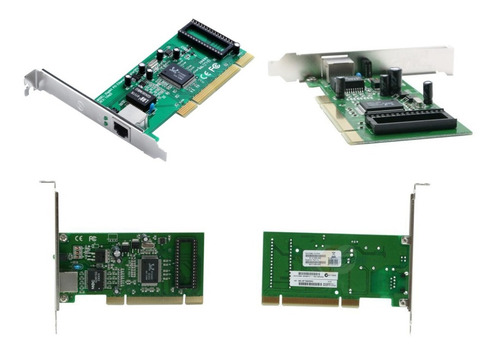 Placa De Red Pci Rj45 Gigabit Lan 10/100/1000 Chip Realtek