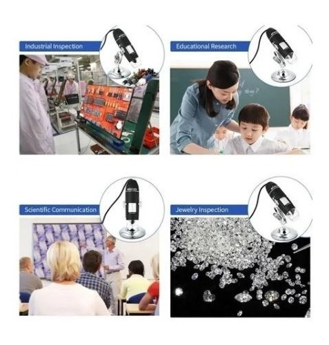 Microscópio Digital Usb Zoom Ultra Cam Full Hd Profissional