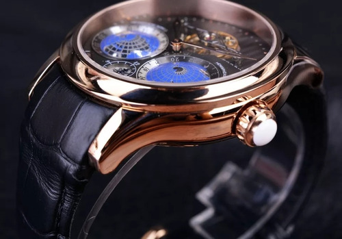 Relógio Automático Tourbillon, Elegante, Sofisticado.