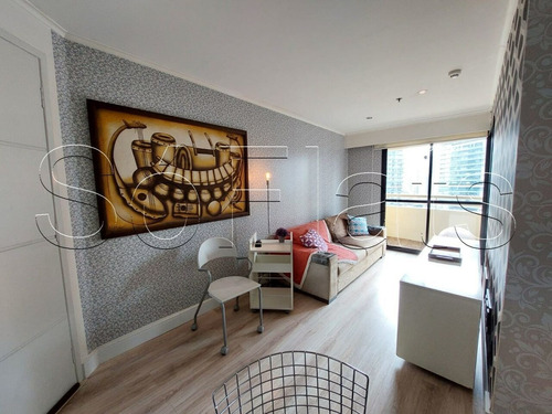Imagem 3 de 15 de Flat Slaviero Essential São Paulo Ibirapuera Disponível Para Venda Com 35m² E 01 Vaga De Garagem - Sf38800