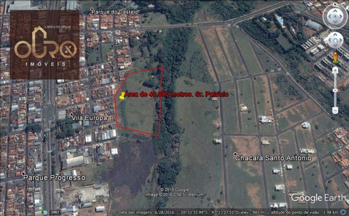 Imagem 1 de 1 de Área Residencial À Venda, Vila Europa, Franca. - Ar0005