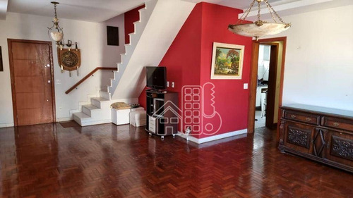 Imagem 1 de 30 de Cobertura Com 3 Dormitórios À Venda, 240 M² Por R$ 2.200.000,00 - Icaraí - Niterói/rj - Co0466