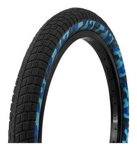 Par Llanta 20 X 2.125 Camuflaje Azul R20 Bmx Cross + Camaras