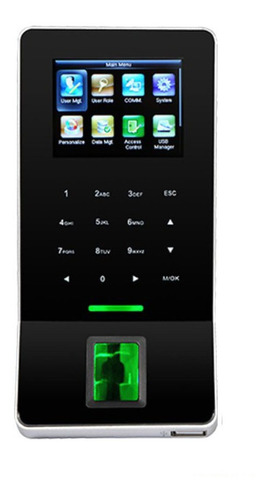 Imagen 3 de 10 de Combo Control De Acceso Biométrico Reloj Personal F22 Zkteco