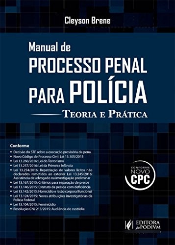Libro Manual De Processo Penal Para Policia Teoria E Pratica