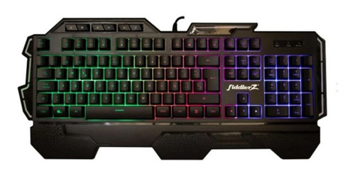 Fiddler! Teclado Gamer Retroiluminado Kd609