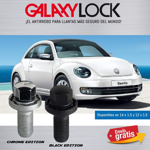 Galaxylock Inoxidable Vw Beetle - Envío Dhl