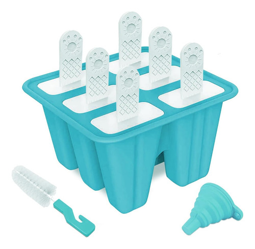 Moldes Para Paletas 10 Piezas De Silicona Para Hacer Paletas