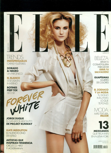 Revista Elle No. 1 // Forever White 