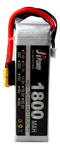 Batería Lipo Jhpower 7.4v 1800mah 2s 25c Con Enchufe Xt60 Pa
