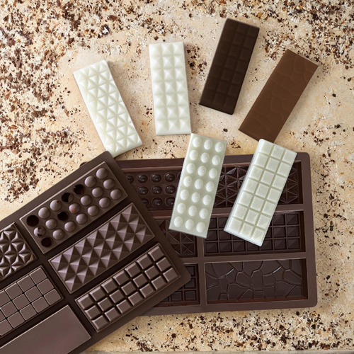 Chocolate Candy Molds Silicone Protein And Energy Bar Molds