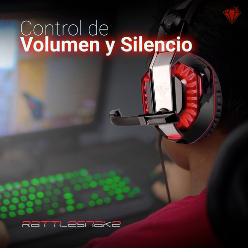 Imagen 6 de 8 de Headset Auricular Gamer Level Up Rattlesnake Ps4 Pc Xbox One