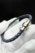 Comprar Pulsera Montblanc Le Petite Prince Piel Azul Grande