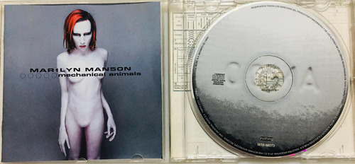 Cd Marilyn Manson Omega And The Mechanical Animals Nothing (Usado)