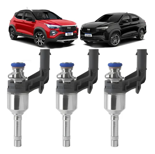 3x Bico Injetor Fiat Pulse 1.0 Turbo 46338078 2021 2022 2023