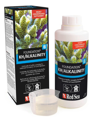 Buffer Kh Para Corales | Red Sea | Foundation B Alkalinity | 1 Litro