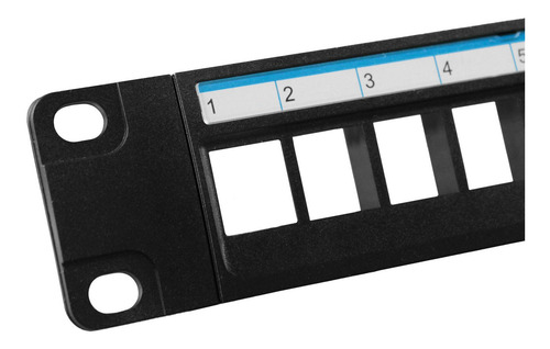 Patch Panel Com 24 Portas E 24 Keystones Rj45 Cat6