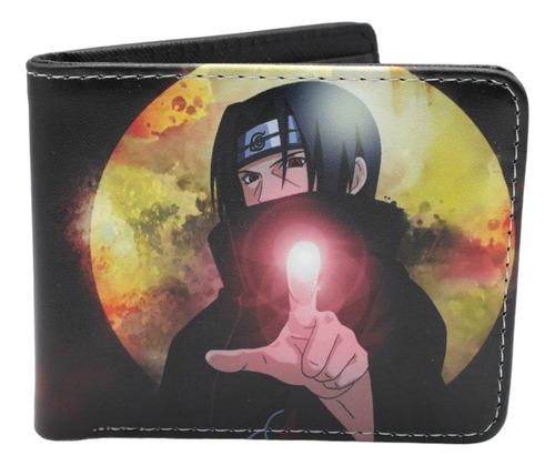 Cartera Itachi Señalando Luz - Luna Roja Akatsuki - Naruto