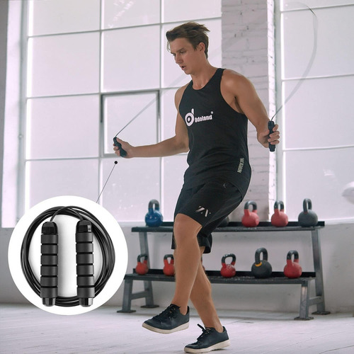 Kit Ejercicio En Casa Rueda Abdominal Flexiones Cuerda 7 Pzs Color Color Al Azar