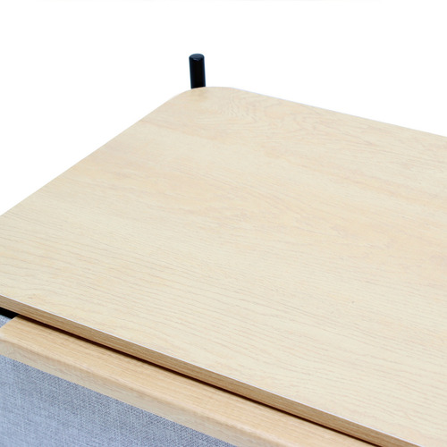 Buro Organizador Pilsen 1 Cajon Acabado Liso Color Beige