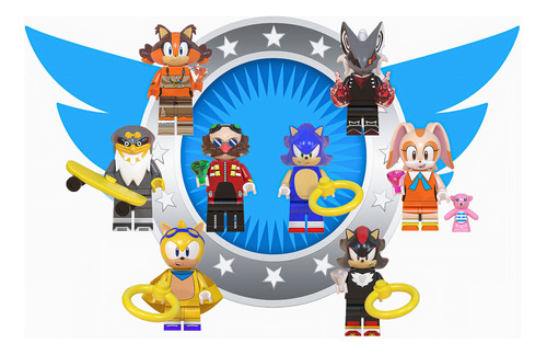 Nuevo Juego De Figuras De Sonic Toys, Juguete De Heroes De A
