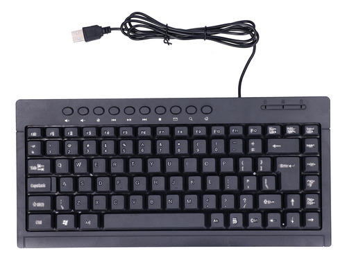 Pequeño Teclado Con Cable, Mini Portátil De Escritorio Usb D