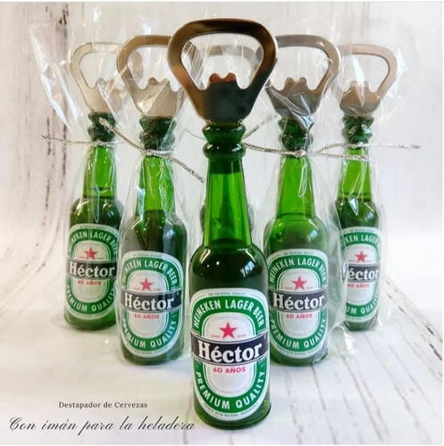 20 Destapador Souvenir Chop Cerveza Personalizados + Envio