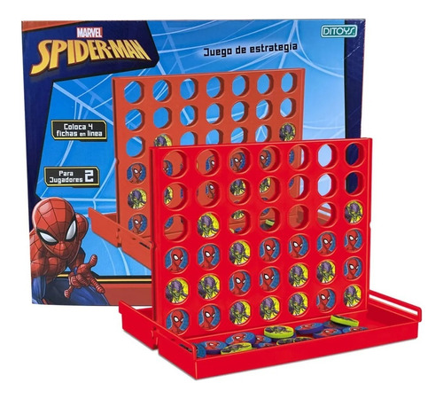 Spiderman Line Up 4 En Linea Hombre Araña