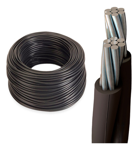 Cable De Aluminio Preensamblado 2x25mm Iram. X 100 Metro