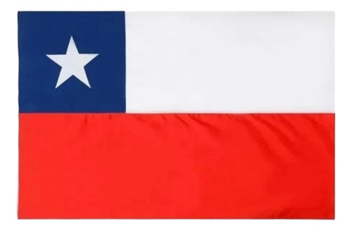 Bandera Chilena 90x60 Cm Chile Fiestas Patrias 