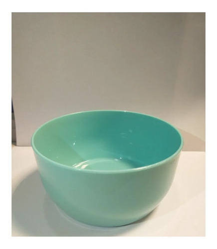 Bowl Plastico Verde Agua 15cm Recipiente Compotera Cereales 