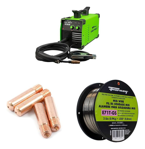 Forney Easy Weld 261, 140 Fc-i Soldador, 120 V, Green & 6017