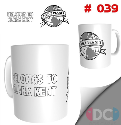 Taza Comics Coleccionables Superman Diario Clark Kent #039
