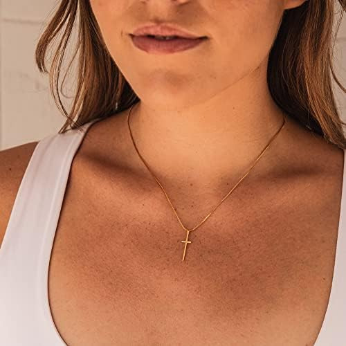 Collar Cruzado Flaco Forever Fervent | Oro 18k | Cadena CoLG