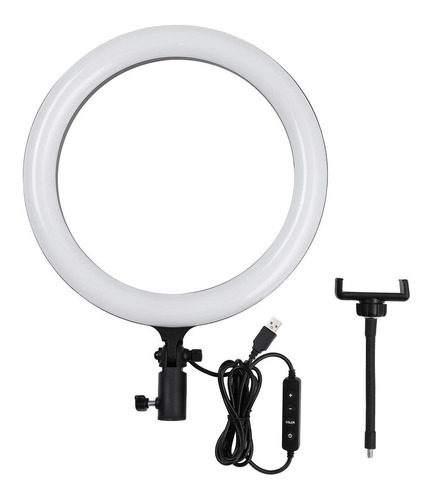 Aro Ring Led Godox Lr120 - 24cm Con Soporte De Smartphone -