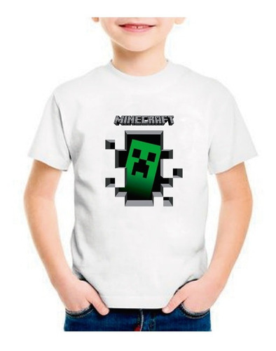 Polera De Niño Sublimada Minecraft4