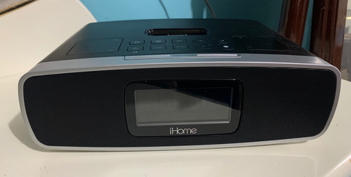 Radio Reloj Despertador Ihome C/dock Ipod Excelente Estado Negro (Usado)