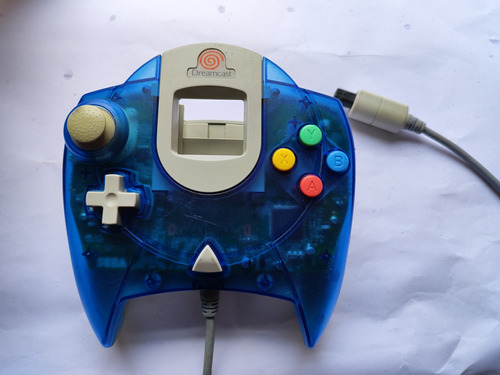 Control De Dreamcast Azul Transparente 