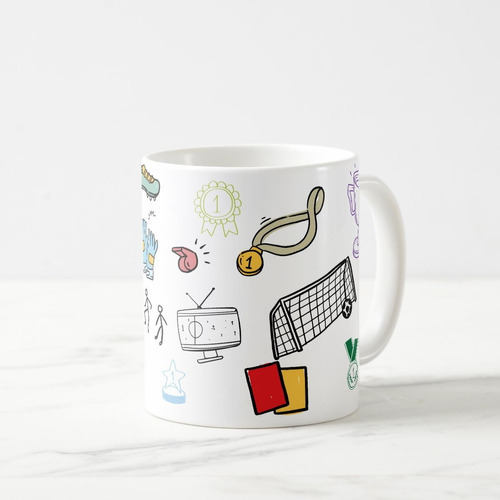 Taza de regalo para el día del profesor de fútbol, color blanco, entrenador de fútbol