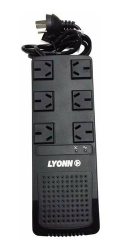 Imagen 4 de 5 de Estabilizador De Tension Lyonn Tca-2000nv 6 Tomas 2000va