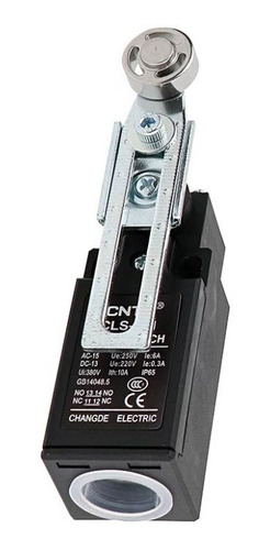 Imagen 2 de 4 de Cls-131 Cntd Interruptor Limite 1nc+1no Palanca Rodillo Ajustable