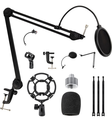 Brazo De Micrófono Ajustable Mic Stand Boom Arm Mic St...