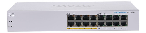 Switch Cisco Cbs110-16p Poe No Administrable 10/100/1000